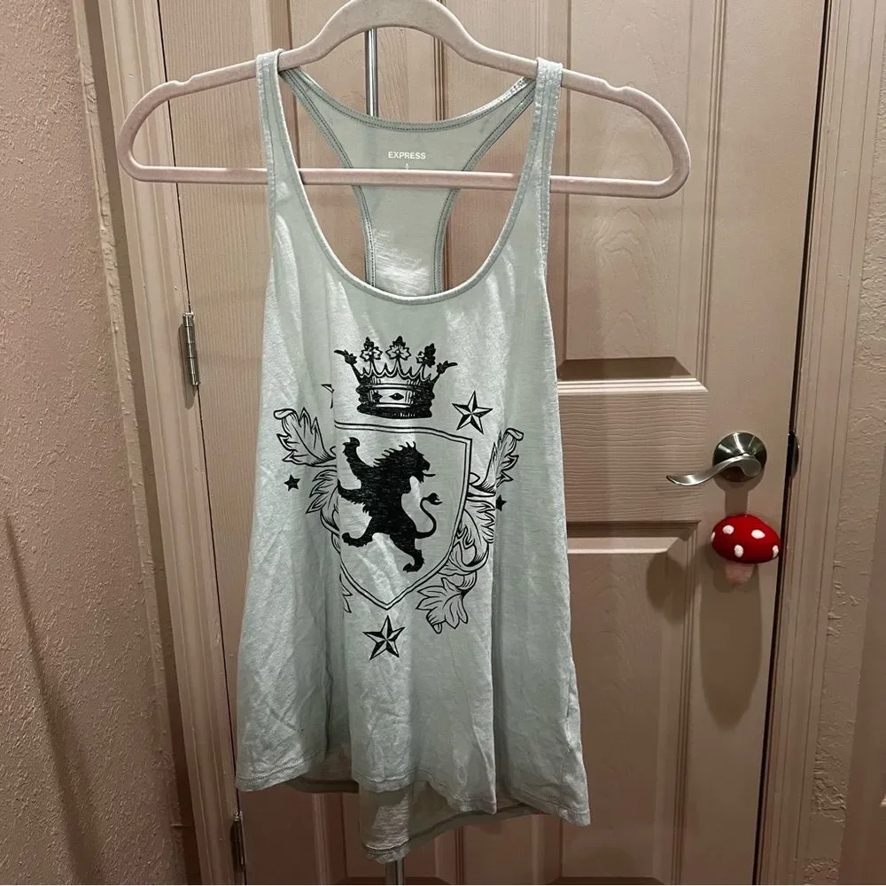 Express Logo Razorback Tank Top - Picture 5 of 16